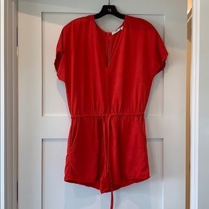Obey tie-front romper